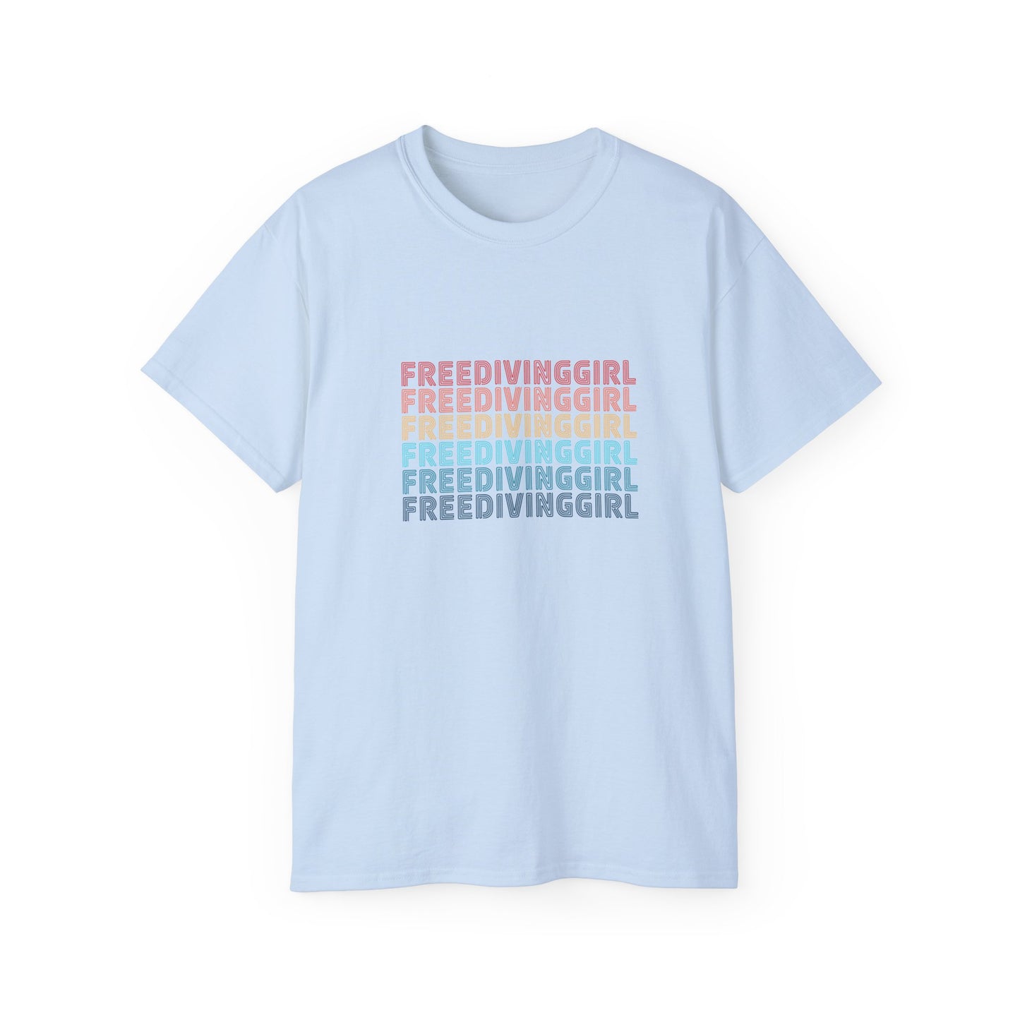 Freediving Girl Rainbow