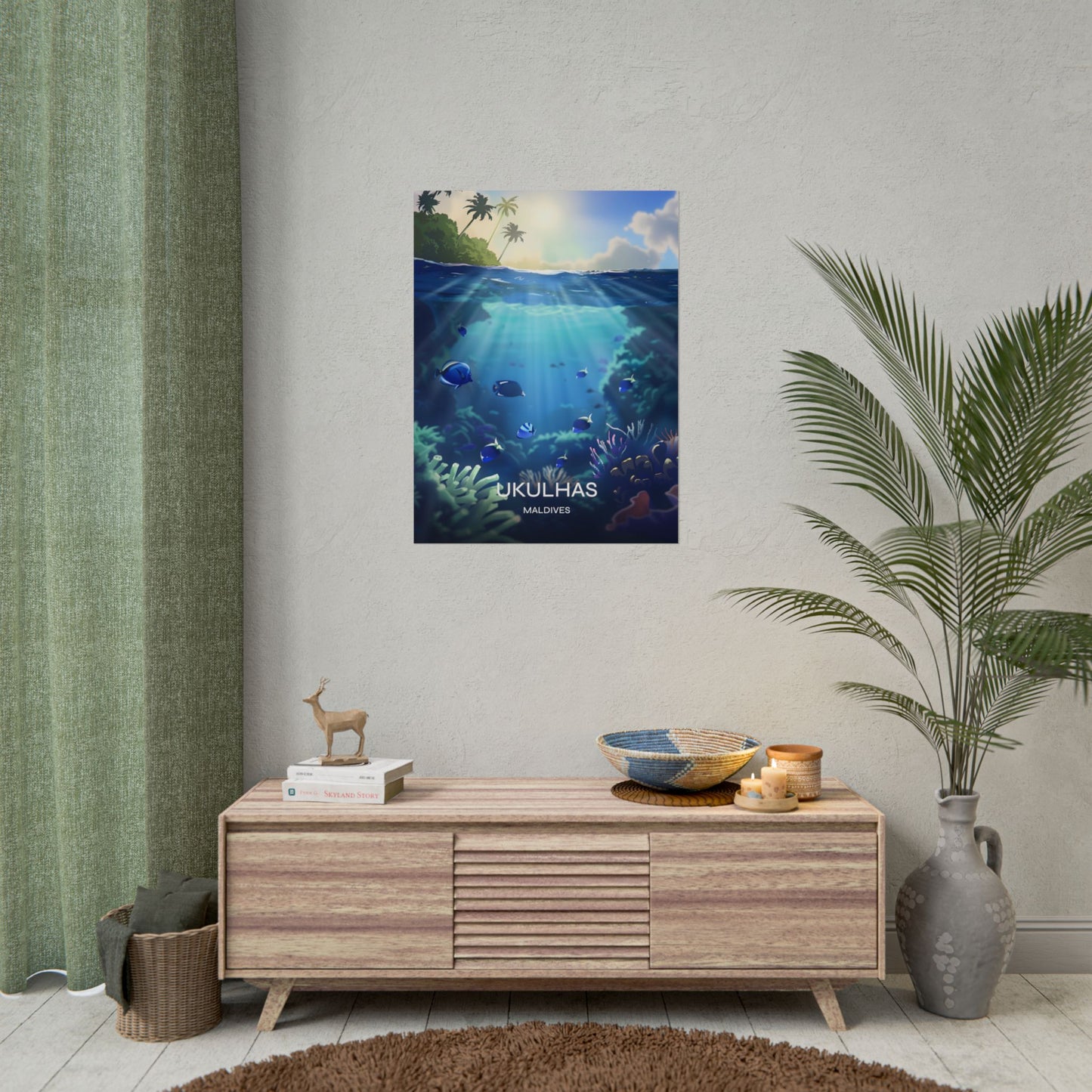 Ukulhas Maldives Poster
