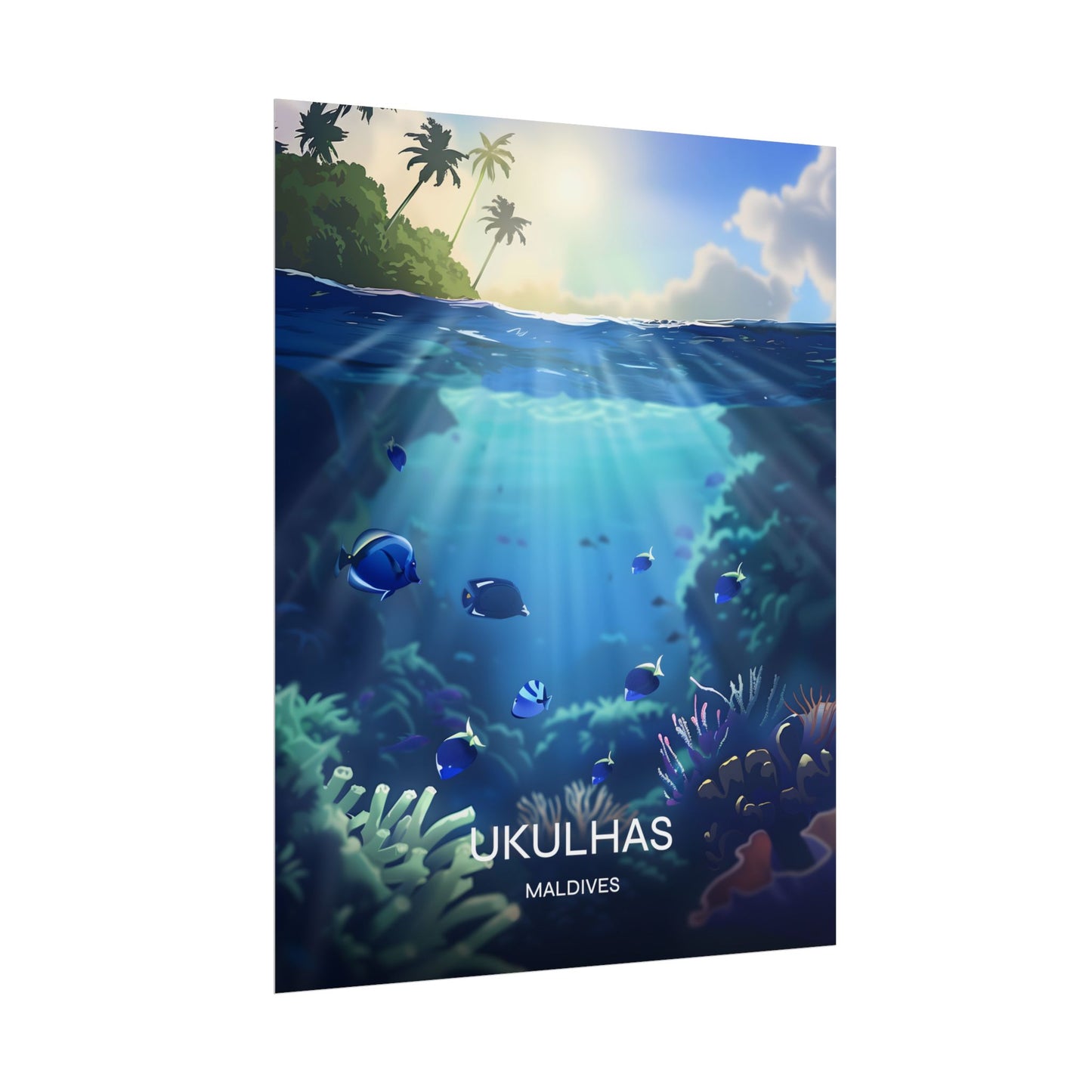 Ukulhas Maldives Poster