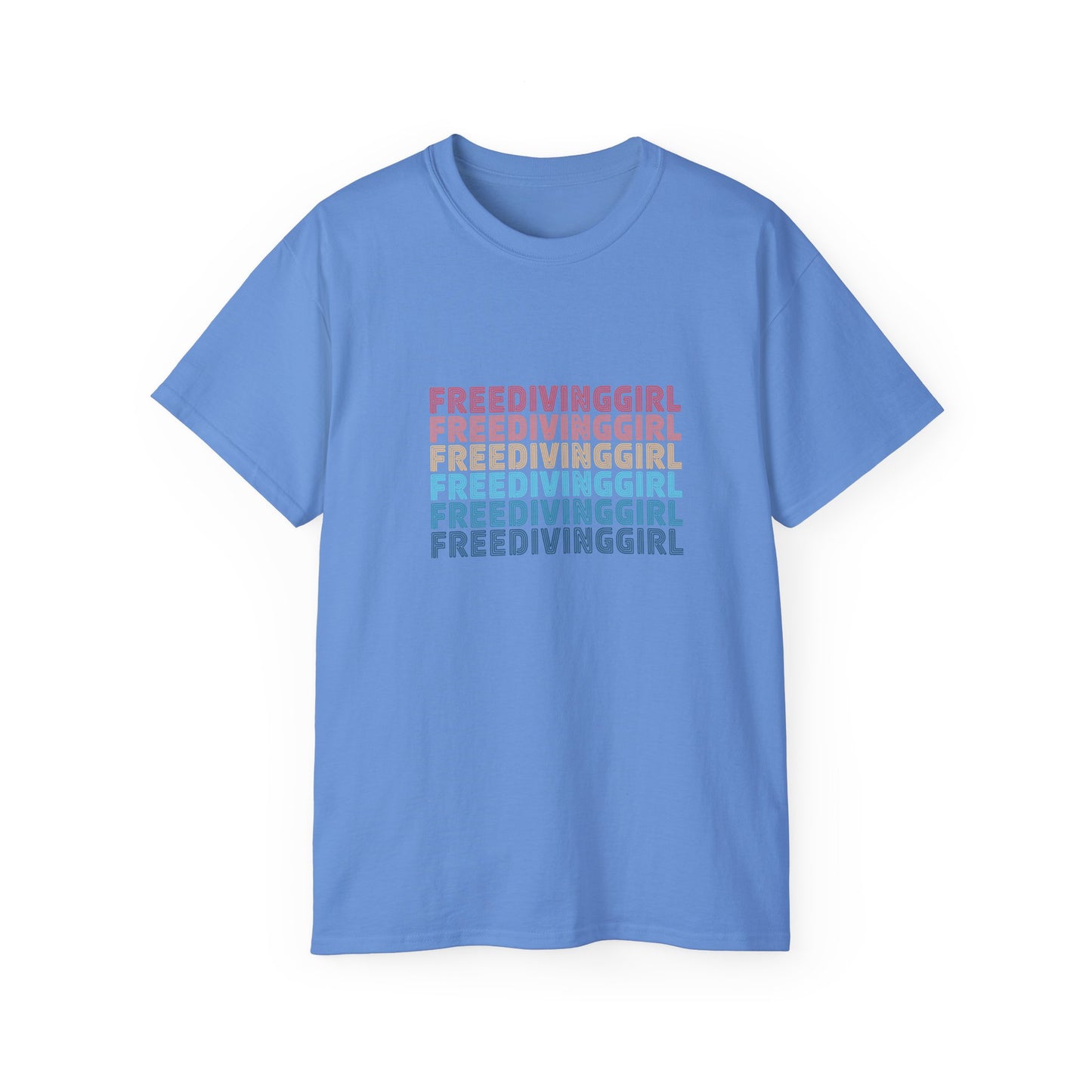 Freediving Girl Rainbow