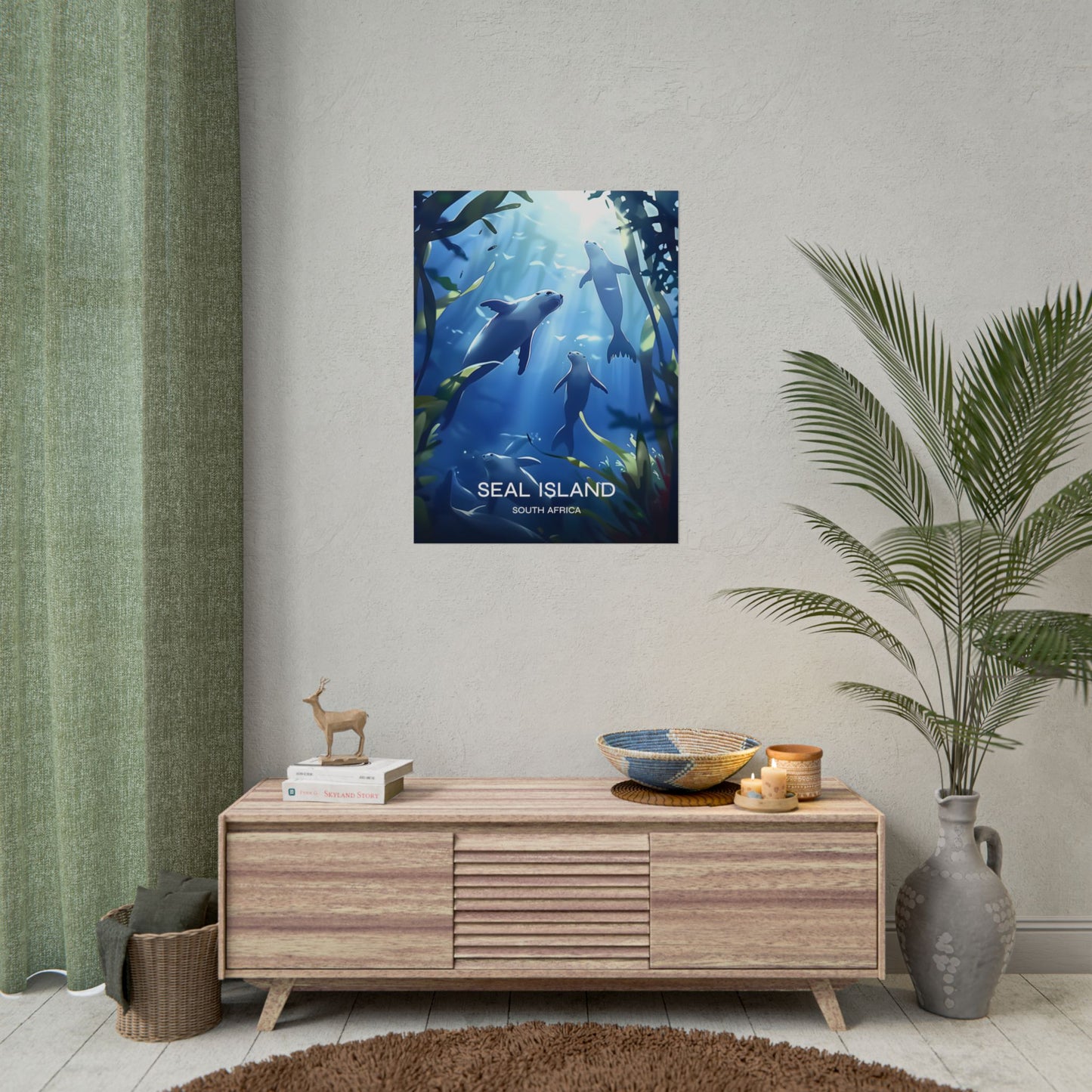 Seal Island South Africa Poster