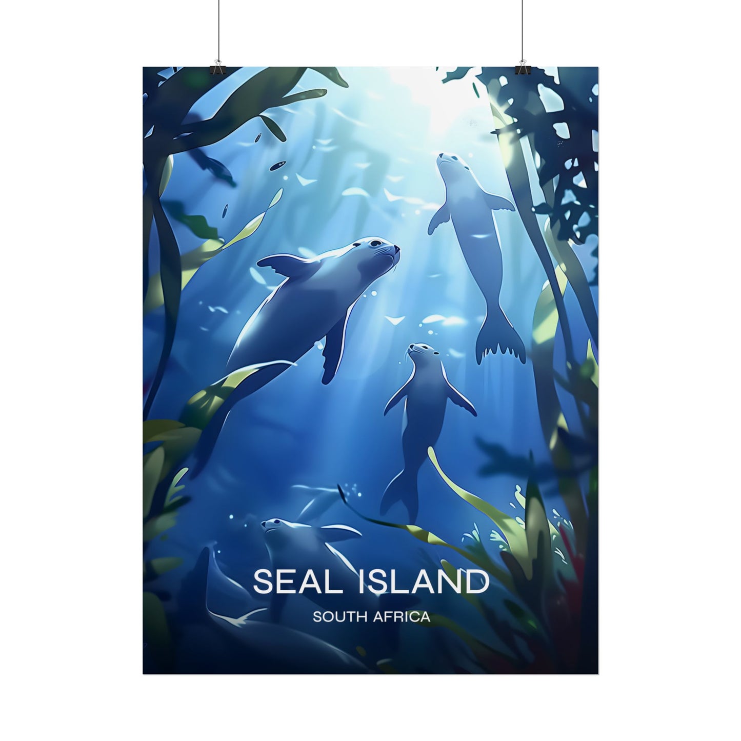 Seal Island South Africa Poster