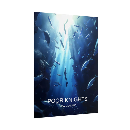 Poor Knights New Zealand Poster