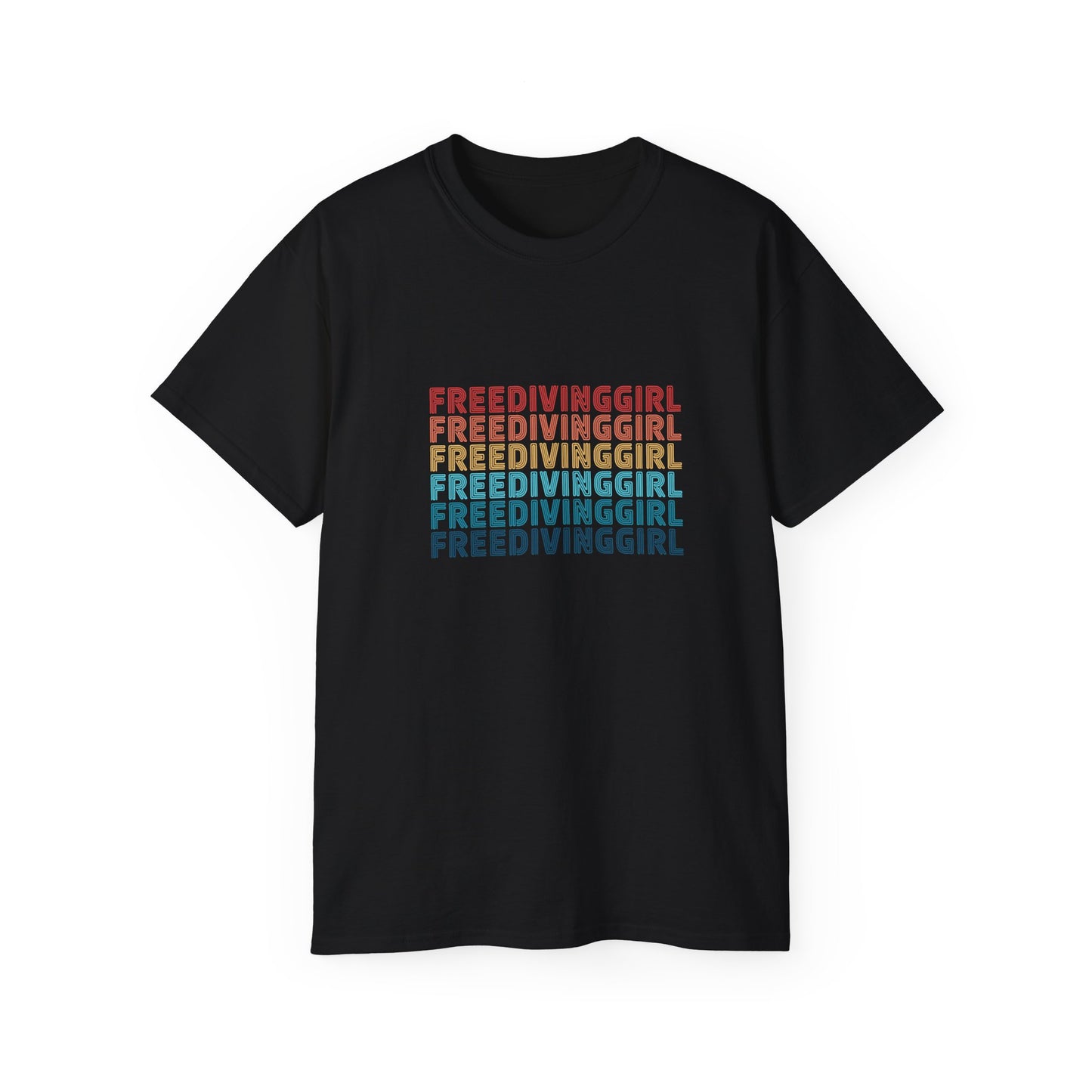 Freediving Girl Rainbow