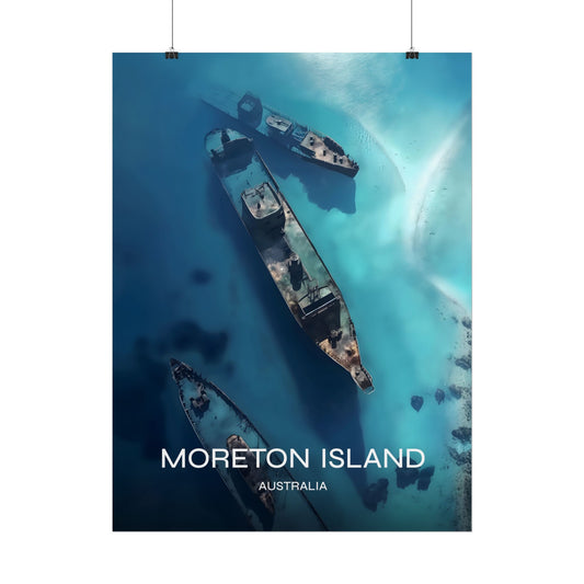 Moreton Island Australia Poster