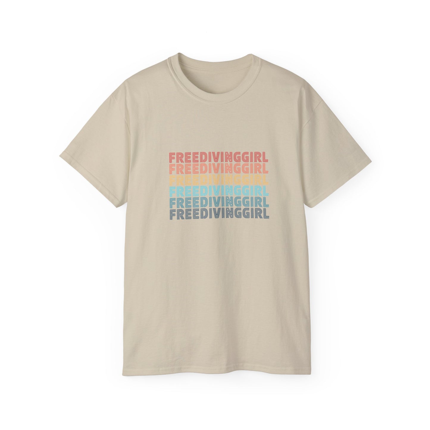 Freediving Girl Rainbow