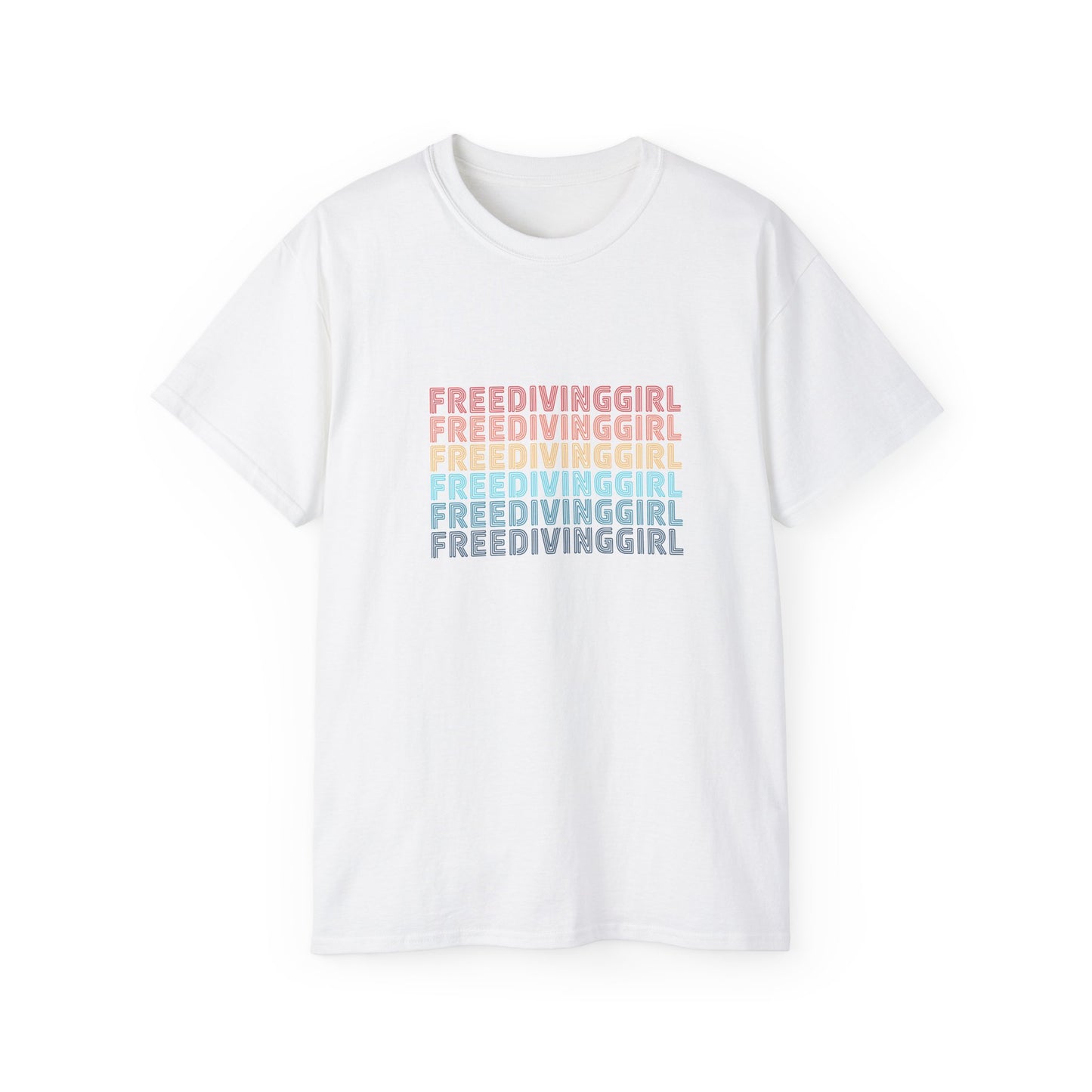 Freediving Girl Rainbow