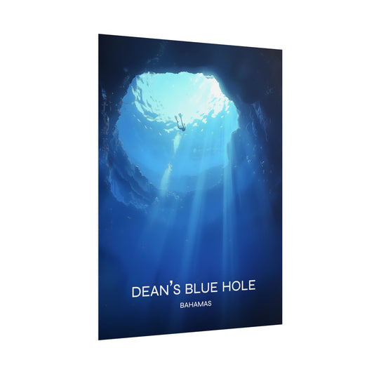Dean's Blue Hole Poster