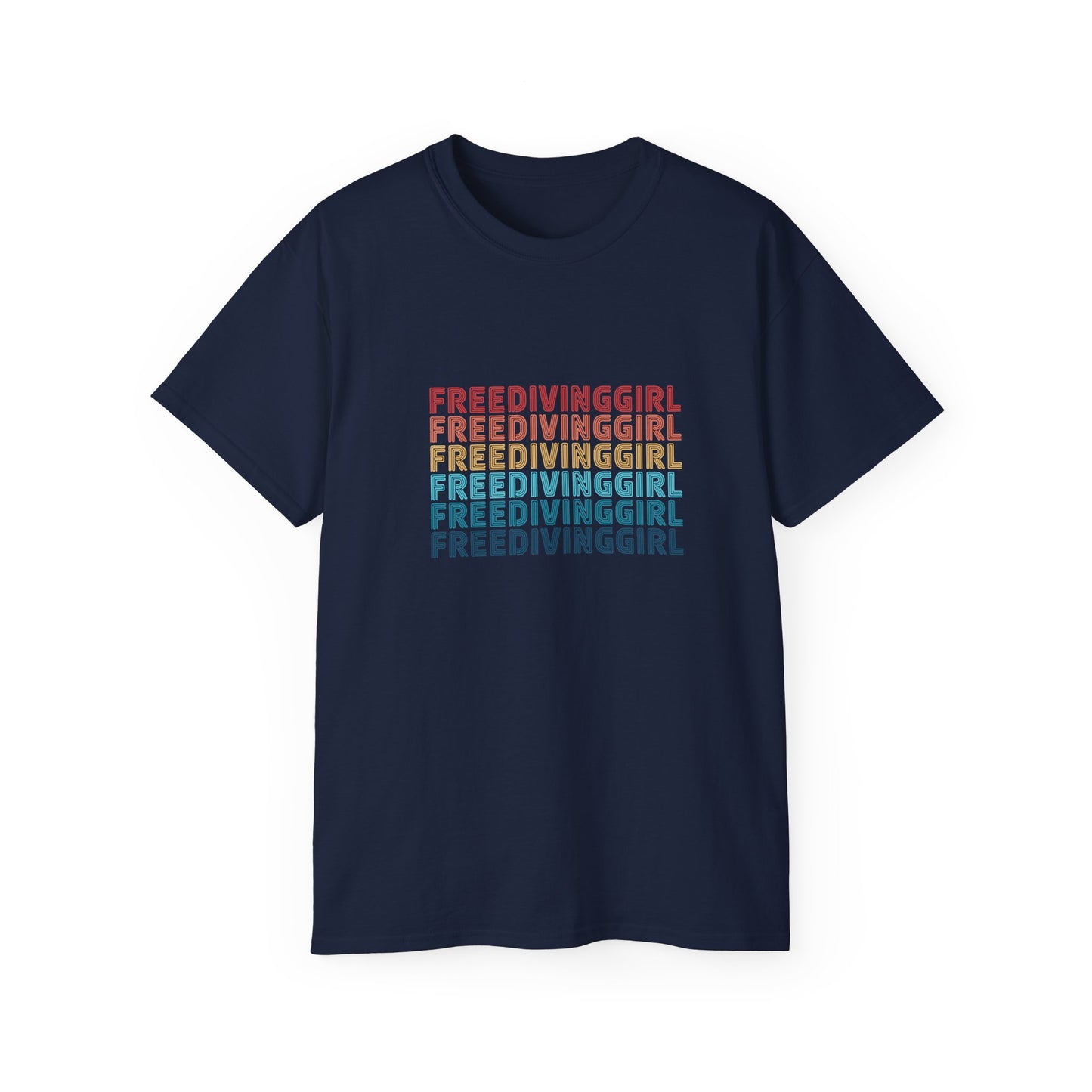 Freediving Girl Rainbow
