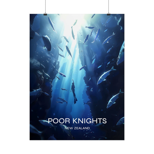 Poor Knights New Zealand Poster