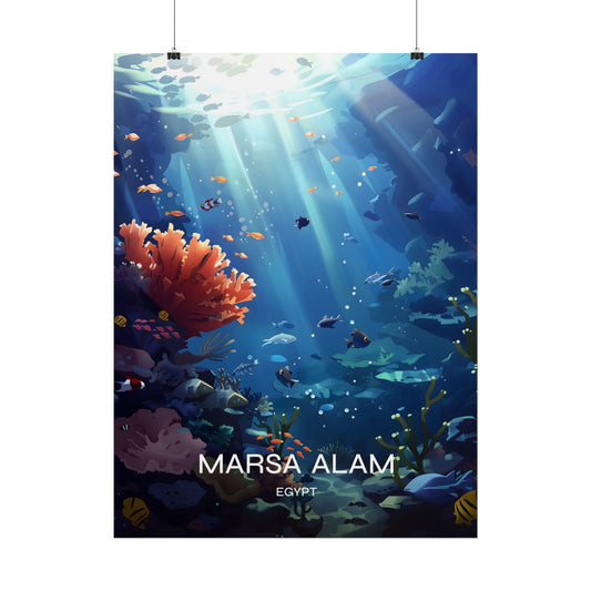 Marsa Alam Coral Reef Poster
