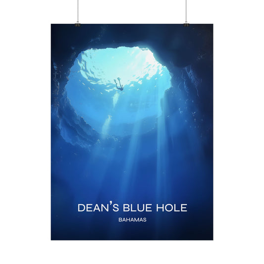 Dean's Blue Hole Poster
